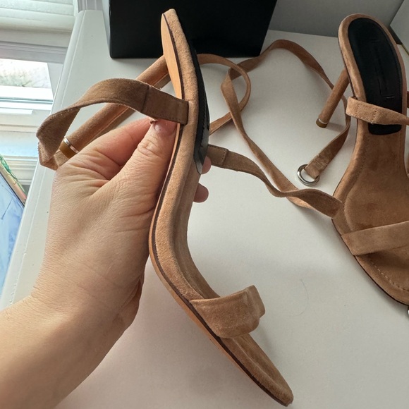 Alexander Wang Tan Suede Heels - Picture 5 of 16